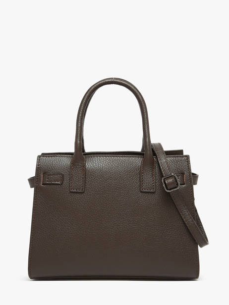 Handtas Caviar Leder Milano Bruin caviar CA24063 ander zicht 4